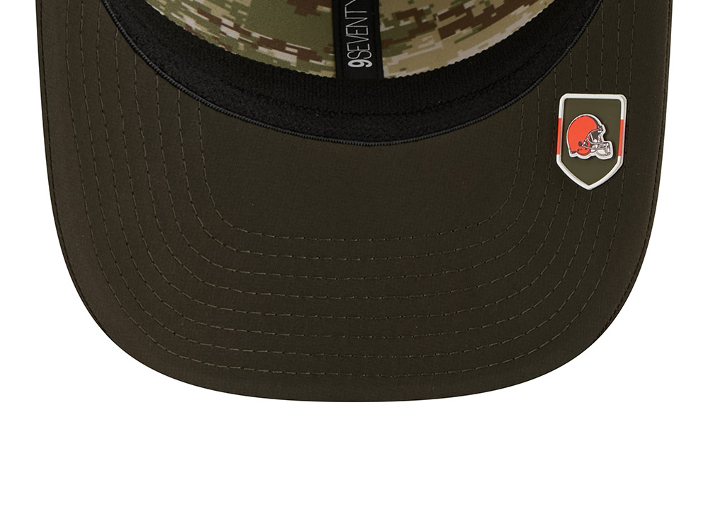 New Era Cleveland Browns Salute To Service 2025 9Seventy Snapback Casquette