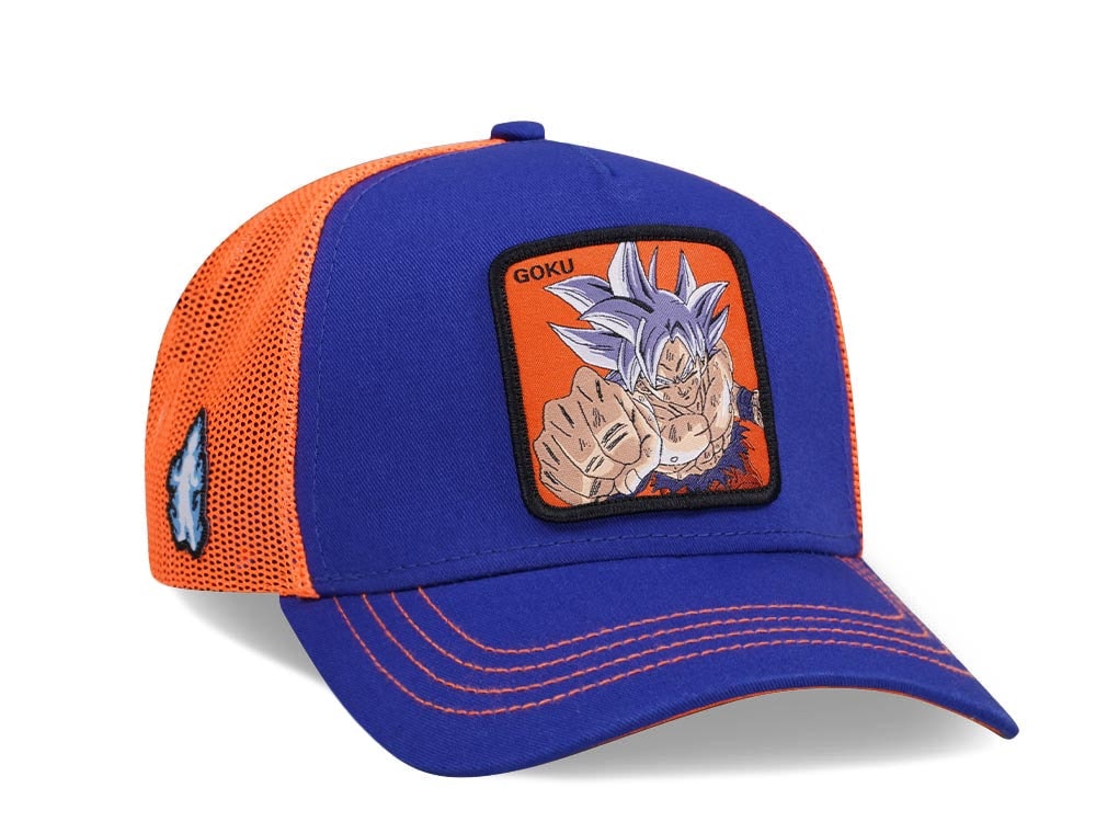Capslab Dragon Ball Super Goku Blue/Orange Trucker Snapback Casquette