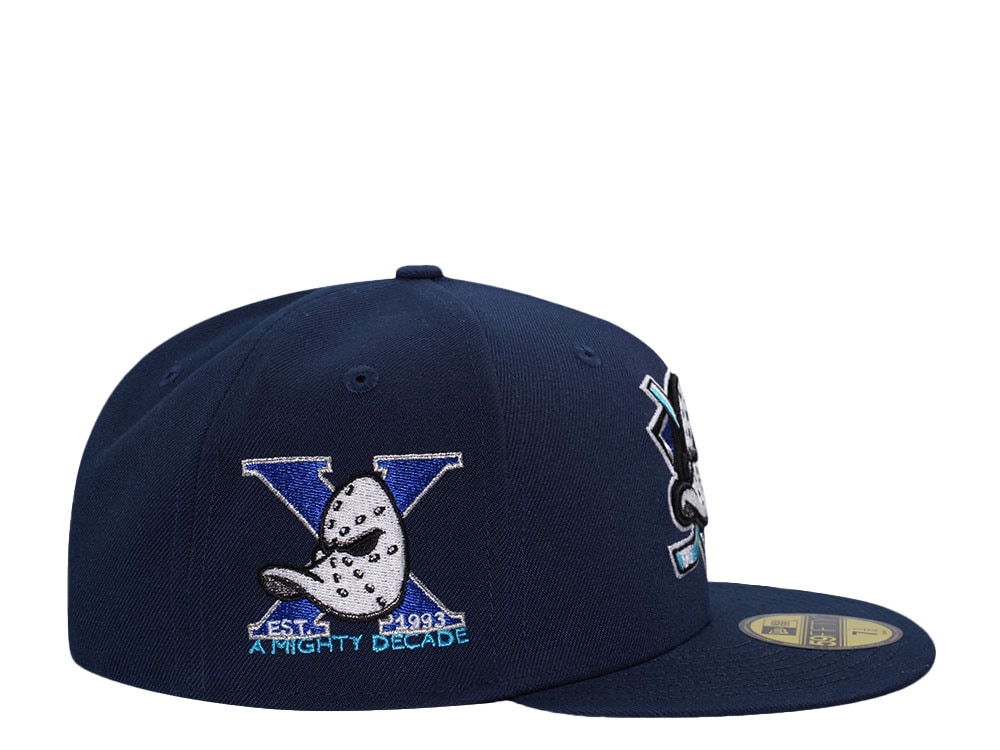 New Era Anaheim Ducks 10th Anniversary Ocean Metallic Prime Edition 59Fifty Fitted Casquette