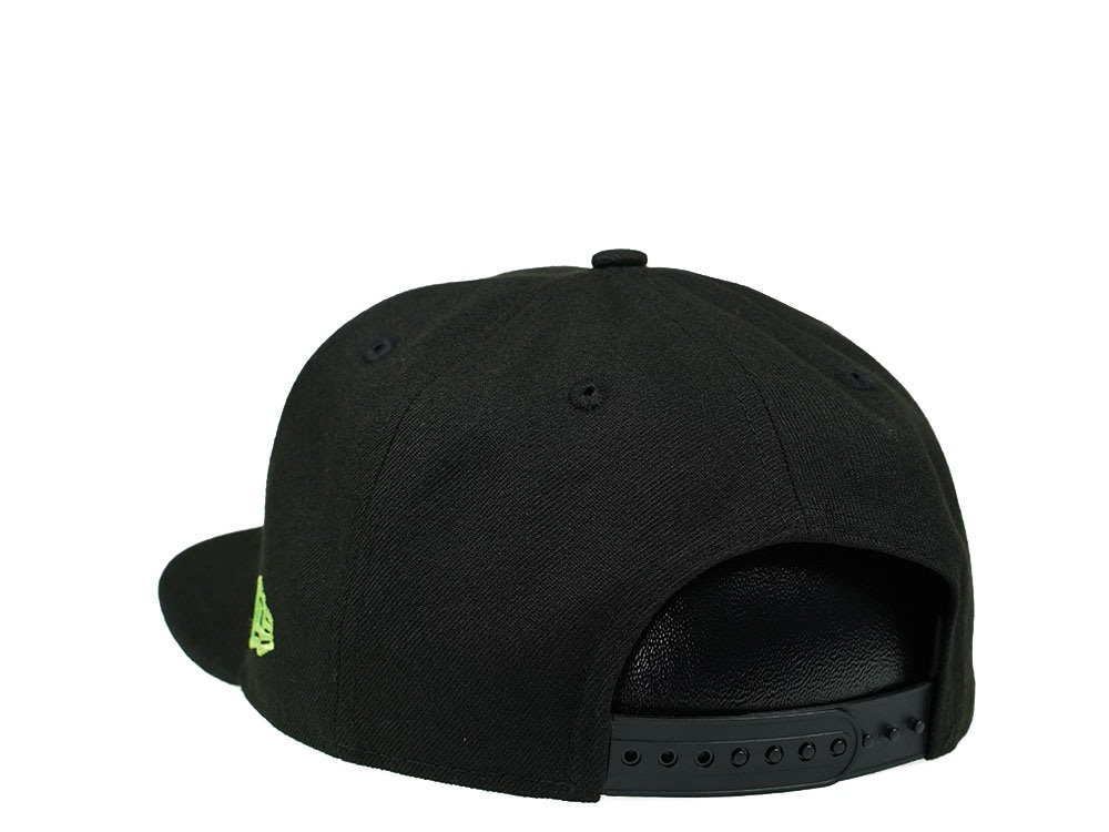 New Era Seattle Seahawks Green on Black Edition 9Fifty Snapback Casquette