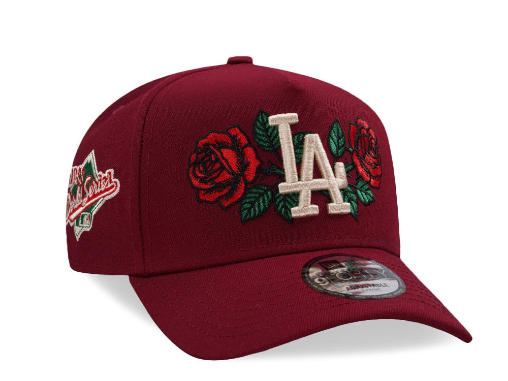 New Era Los Angeles Dodgers 1988 World Series Rose Edition 9Forty A Frame Snapback Casquette