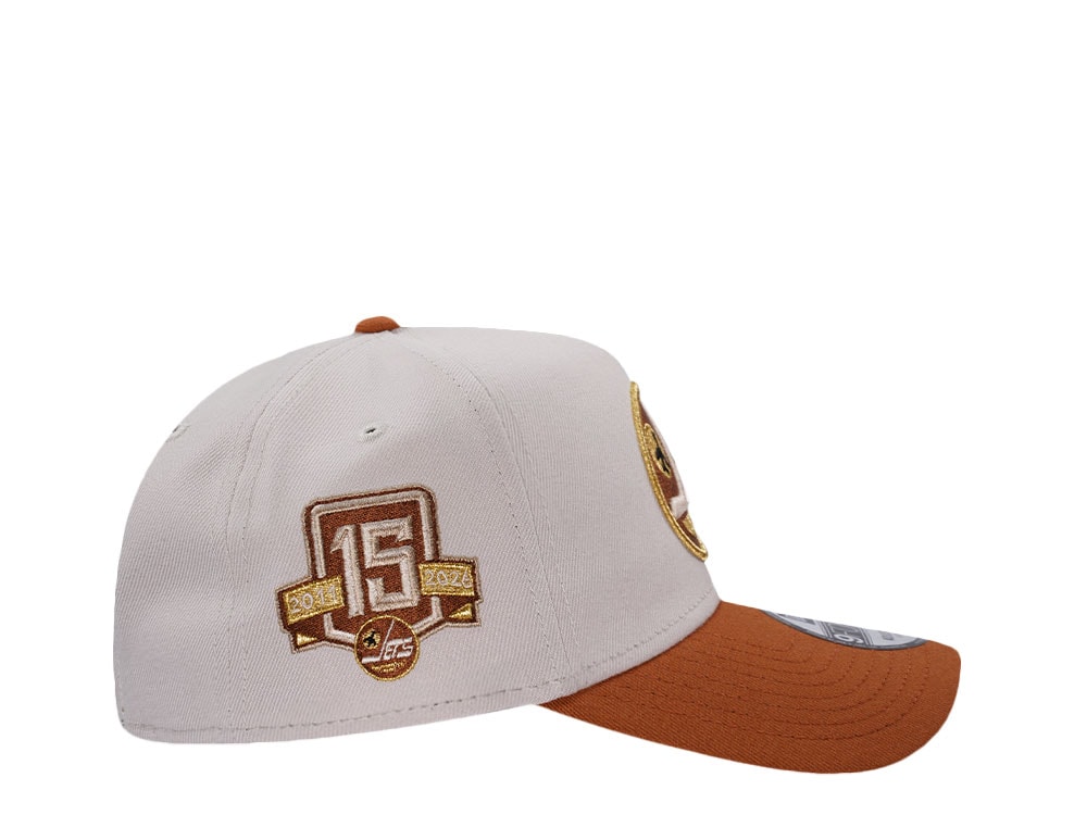 New Era Winnipeg Jet 15th Anniversary Chrome Two Tone Edition 9Forty A Frame Snapback Casquette