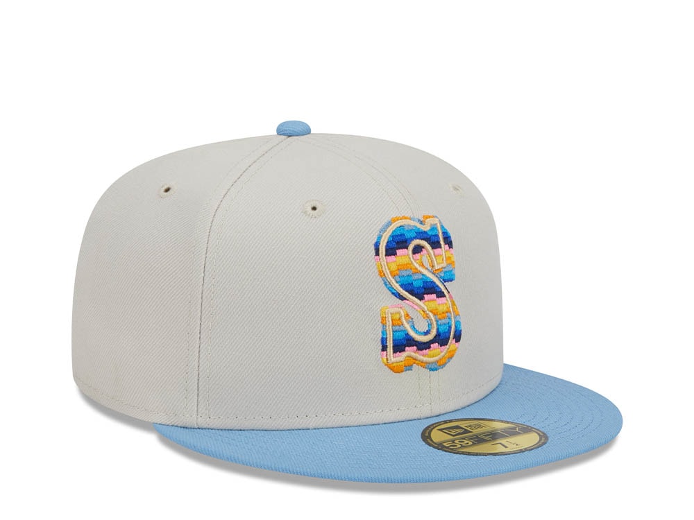 New Era Seattle Mariners Beachfront Stone Two Tone Edition 59Fifty Fitted Casquette