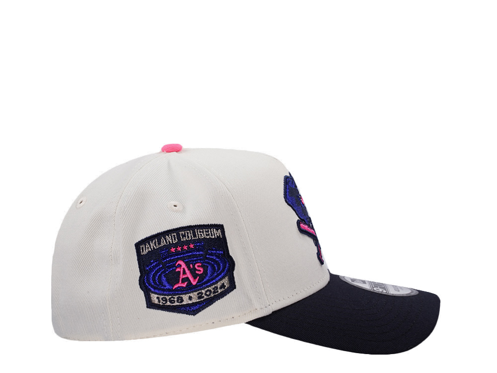 New Era Oakland Athletics Oakland Coliseum Chrome Two Tone Edition 9Forty A Frame Snapback Casquette