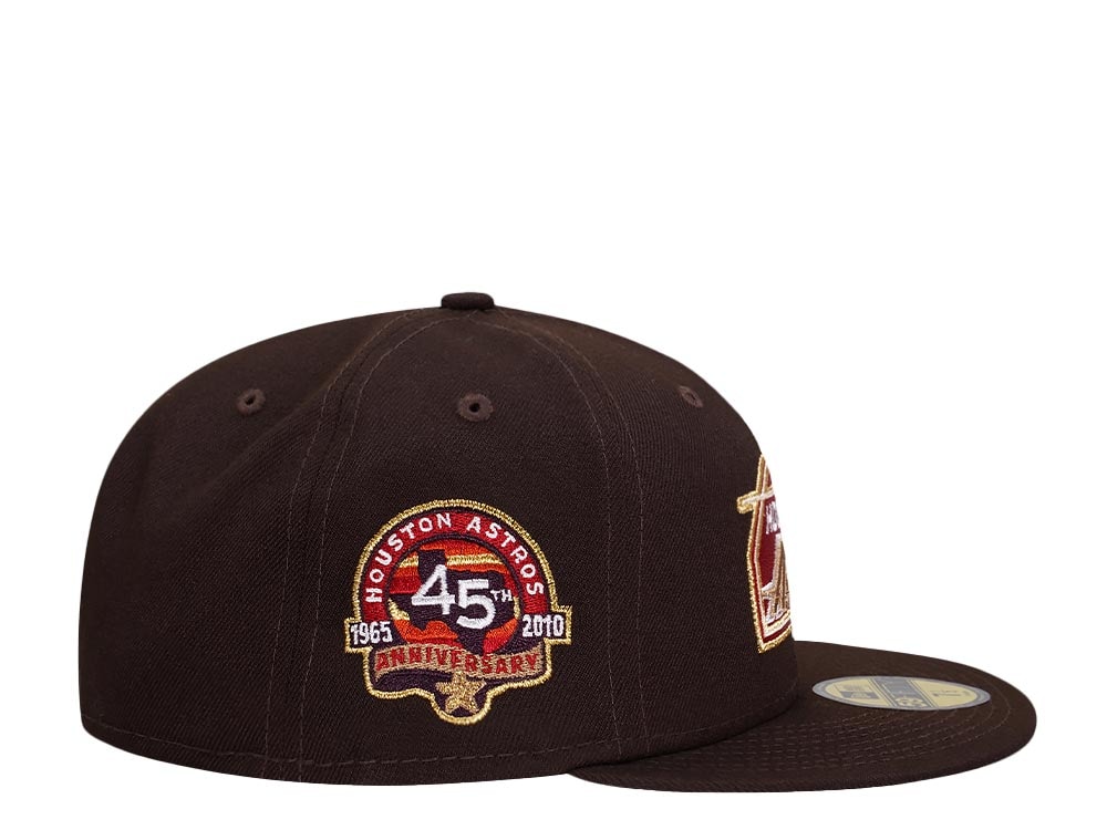 New Era Houston Astros 45th Anniversary Burnt Gold Edition 59Fifty Fitted Casquette
