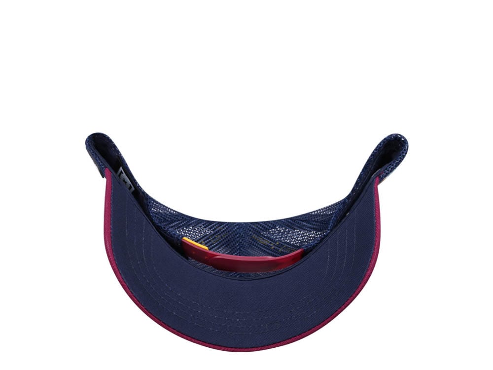 Capslab Cocktails B52 Navy Beige Burgundy Trucker Snapback Casquette