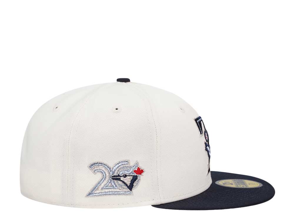 New Era Toronto Blue Jays 20th Anniversary Chrome Elite Metallic Two Tone Edition 59Fifty Fitted Casquette