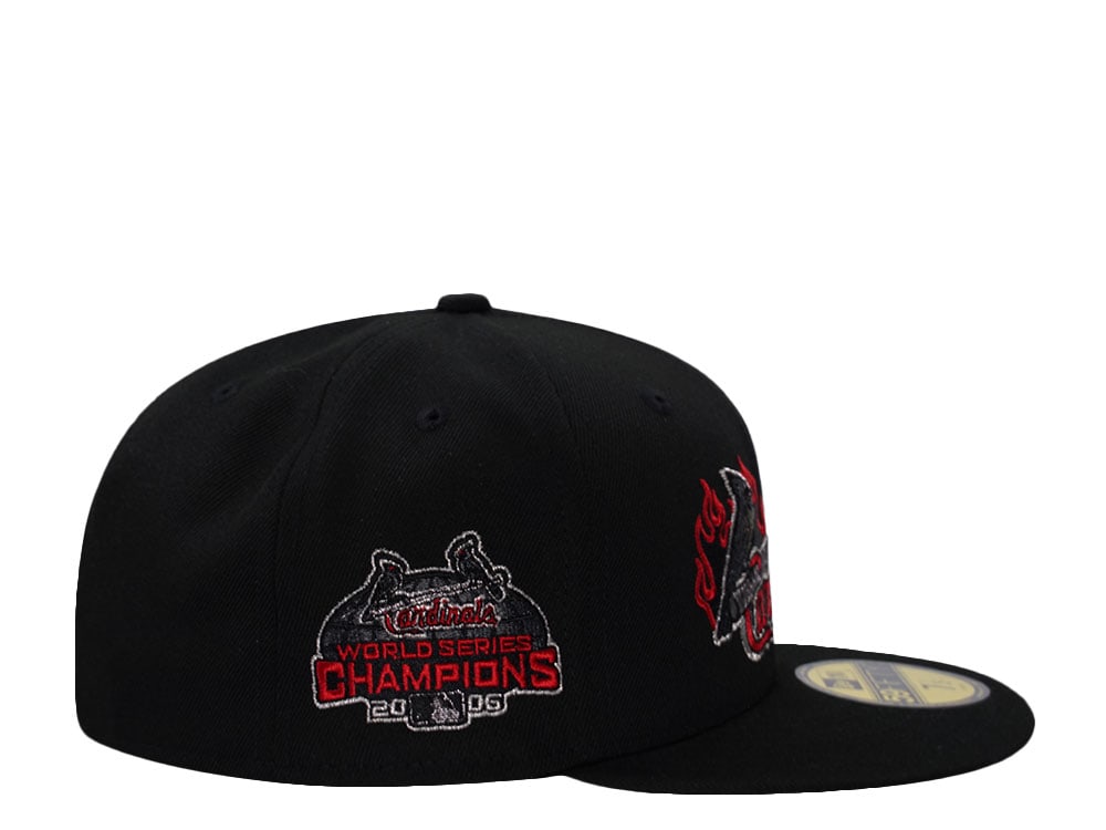 New Era St. Louis Cardinals World Series Champions 2006 Black Prime Edition 59Fifty Fitted Casquette