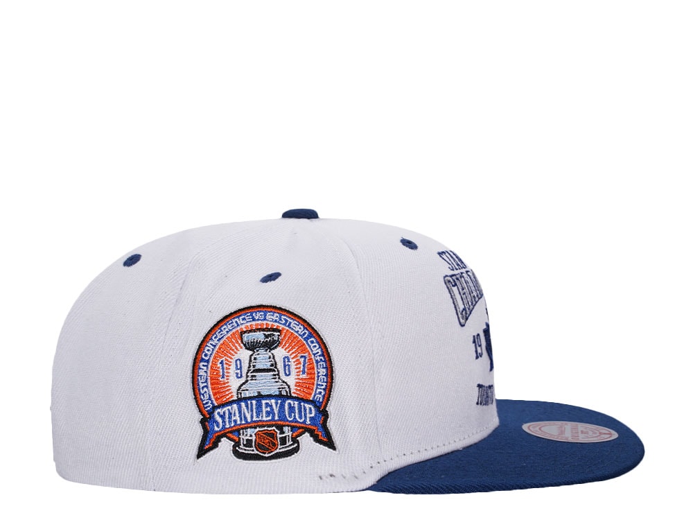 Mitchell & Ness Toronto Maple Leafs Stanley Cups 1967 Two Tone Snapback Casquette