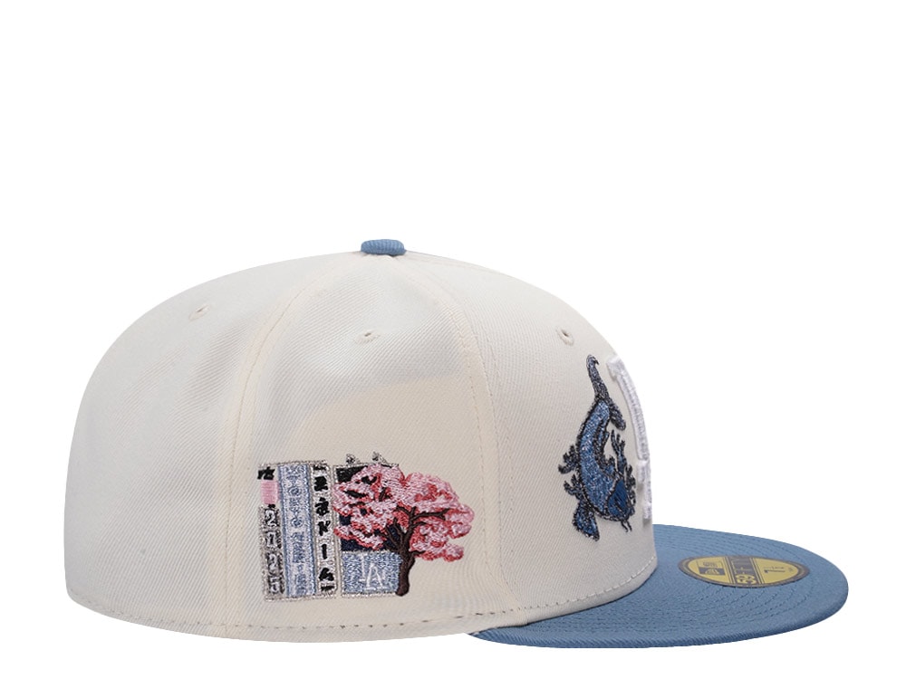 New Era Los Angeles Dodgers Tokyo Series 2025 Chrome Two Tone Edition 59Fifty Fitted Casquette