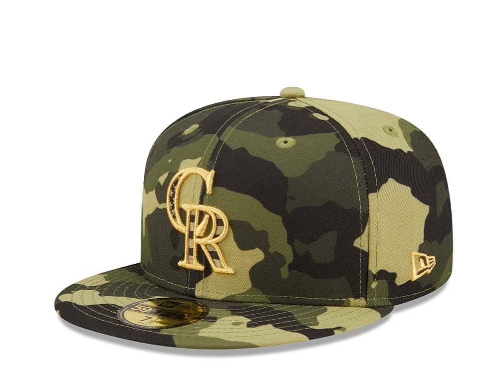 New Era Colorado Rockies Armed Forces Day 2022 59Fifty Fitted Casquette