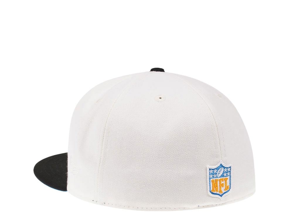 New Era Los Angeles Chargers 50th Anniversary Cream Dome Edition 59Fifty Fitted Casquette