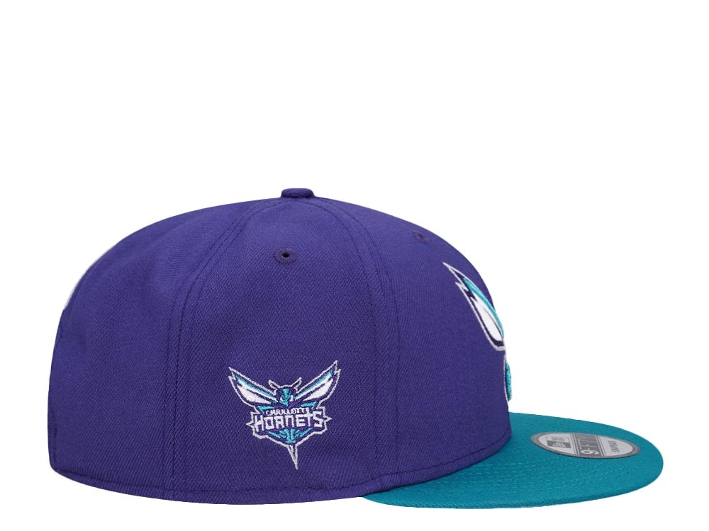 New Era Charlotte Hornets Purple Two Tone Classic Edition 9Fifty Snapback Casquette