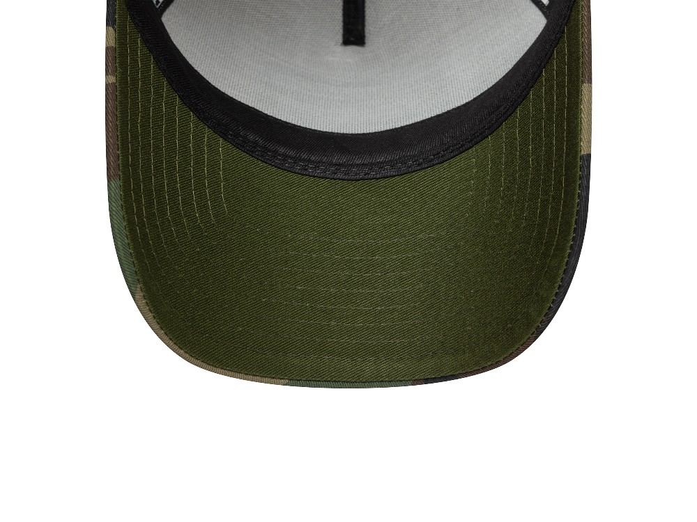 New Era Camo Patch Stone 9Forty A Frame Snapback Casquette