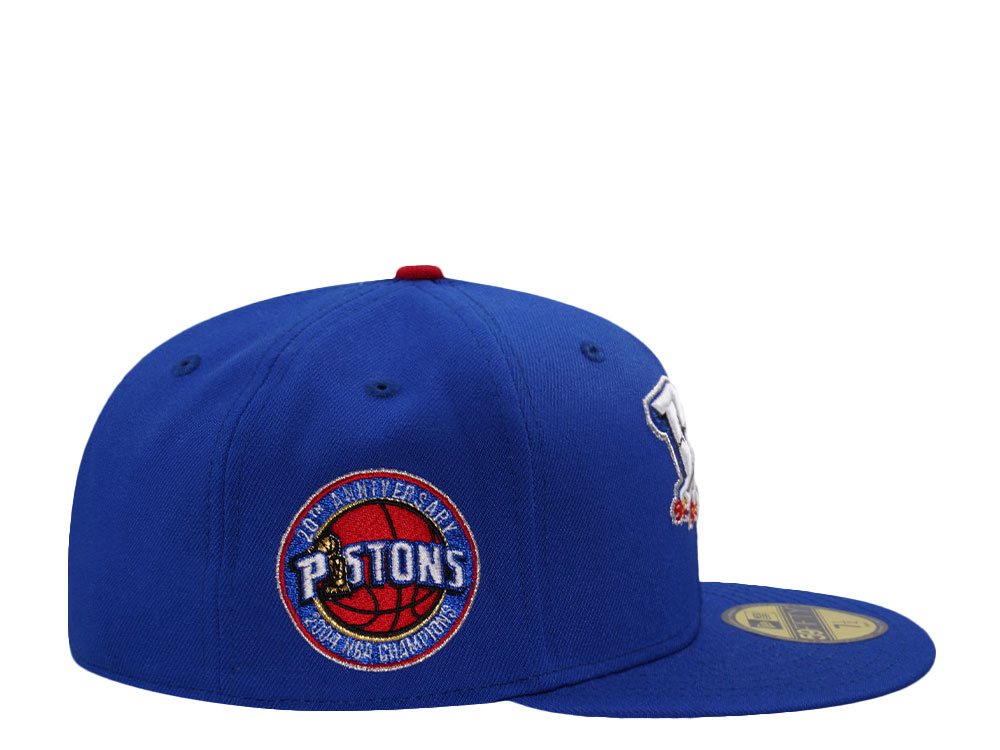 New Era Detroit Pistons 20th Anniversary Blue Prime Edition 59Fifty Fitted Casquette