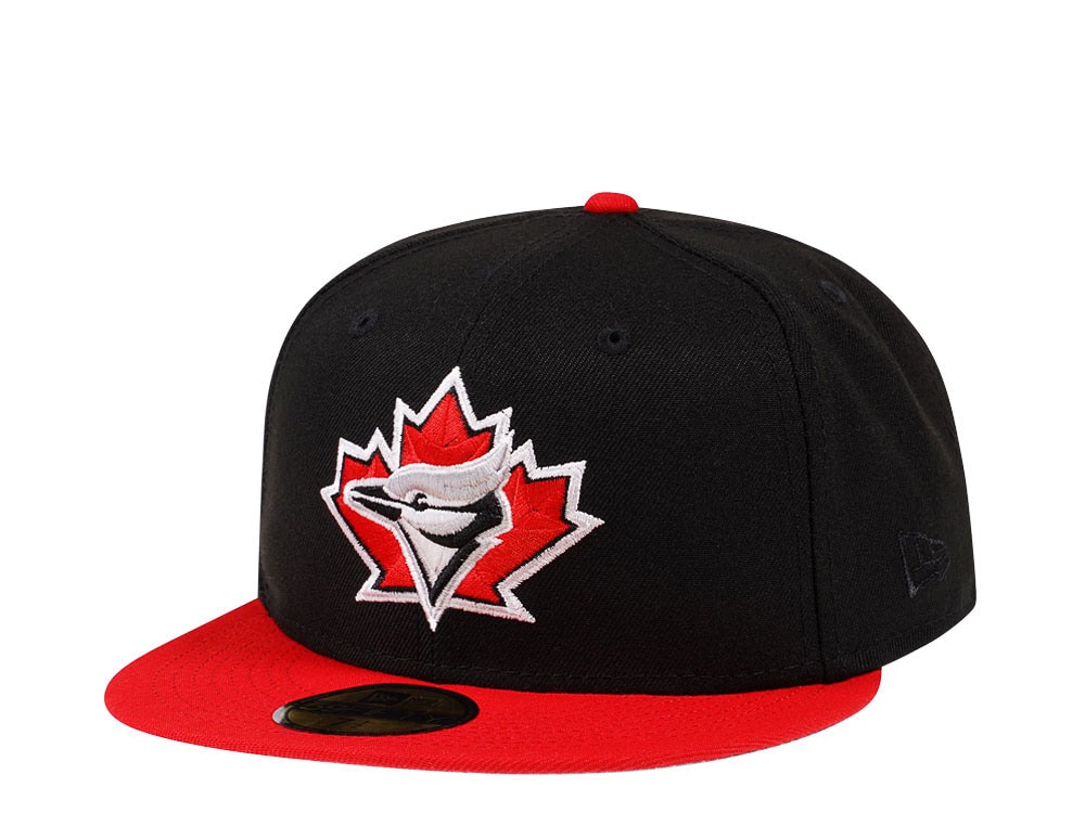 New Era Toronto Blue Jays Black Red Two Tone Classic Edition 59Fifty Fitted Casquette