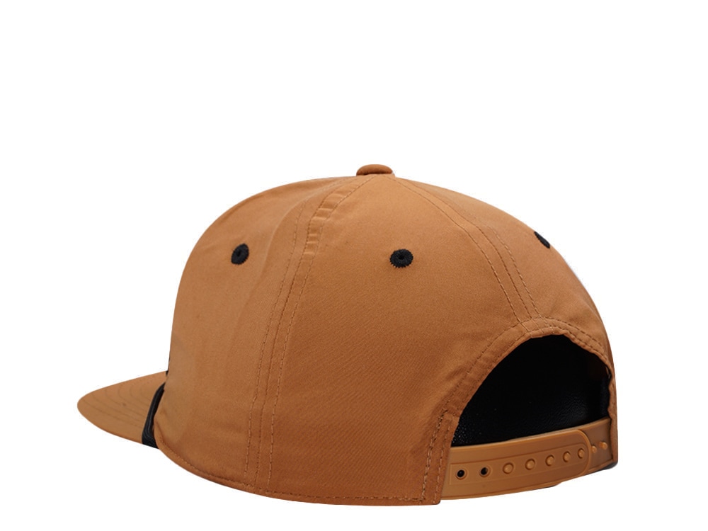 John Deere Vintage Raised Brown Snapback Casquette