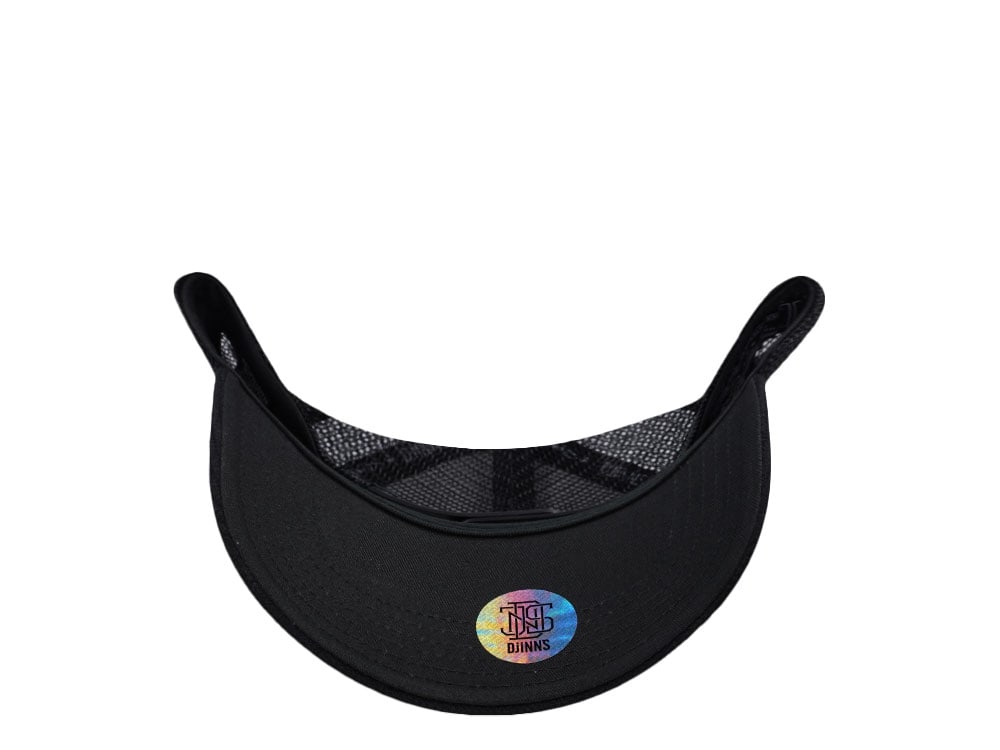 Djinns Do Nothing Club Wafflemelange Black Trucker Snapback Casquette