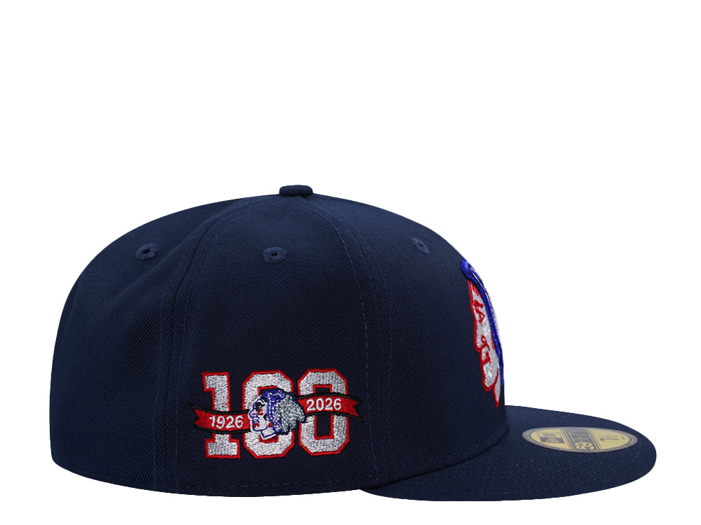 New Era Chicago Blackhawks 100th Anniversary Ocean Blue Prime Edition 59Fifty Fitted Casquette