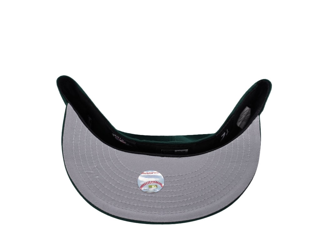 New Era Oakland Athletics Rickey Henderson Field Dark Green Flames Edition 59Fifty Fitted Casquette