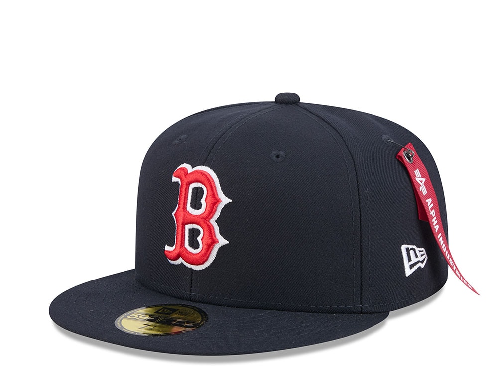 New Era Alpha Industries Boston Red Sox Navy Prime Edition 59Fifty Fitted Casquette