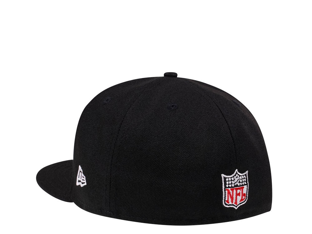 New Era Los Angeles Chargers Throwback Black Crimson Collection 59Fifty Fitted Casquette