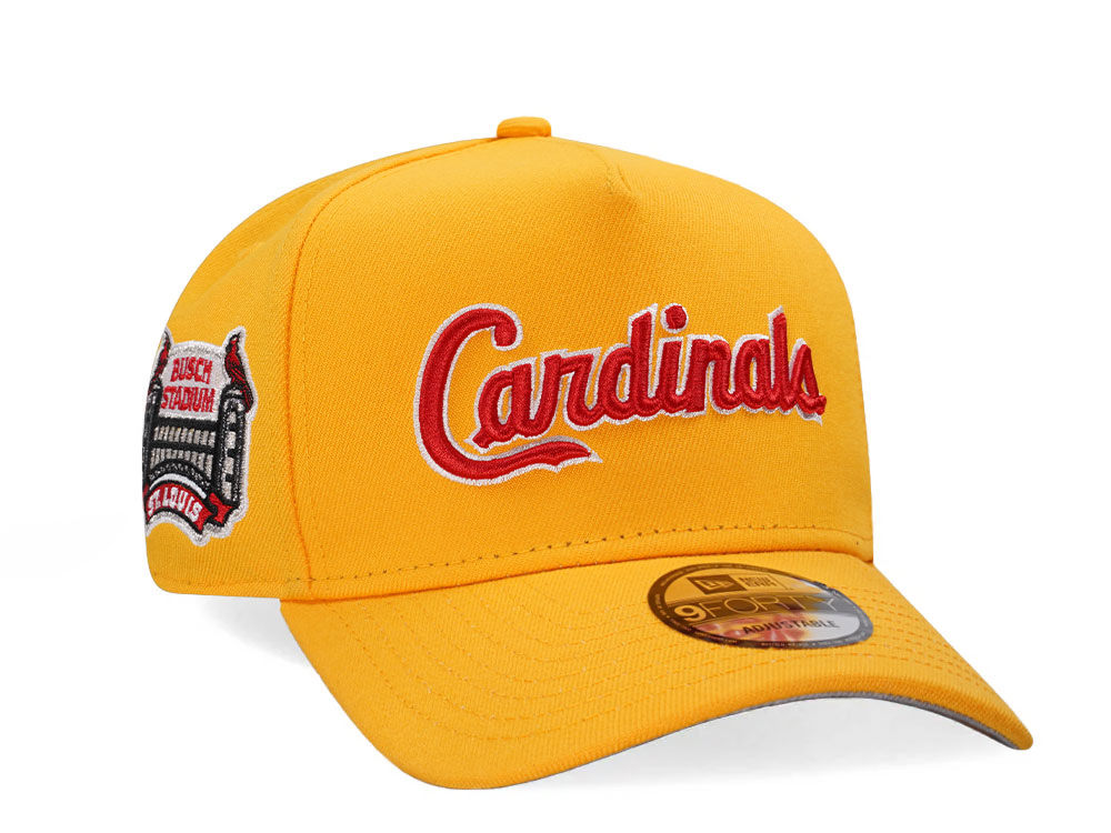 New Era St. Louis Cardinals Busch Stadium Yellow Classic 9Forty A Frame Snapback Casquette