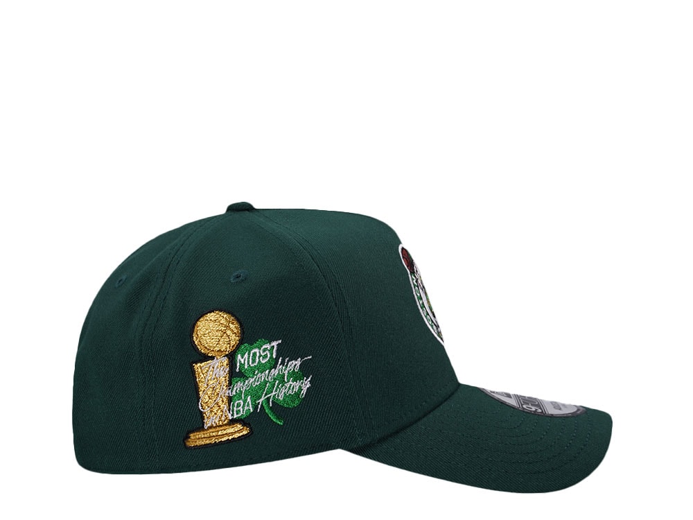 New Era Boston Celtics Most Championships in NBA Prime Edition 9Forty A Frame Snapback Casquette