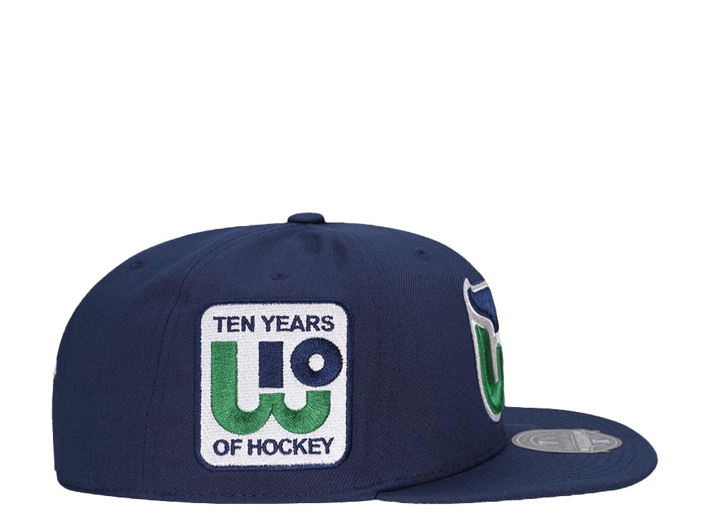 Mitchell & Ness Hartford Whalers 10 Years Vintage Edition Dynasty Fitted Casquette
