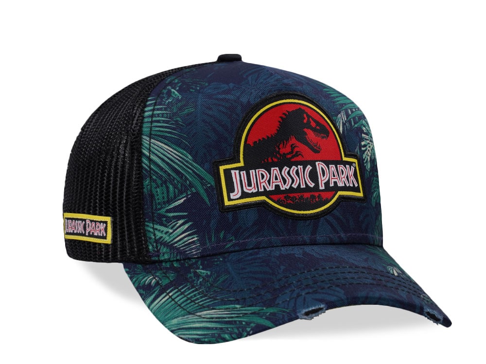 Capslab Jurassic Park Logo Trucker Snapback Casquette