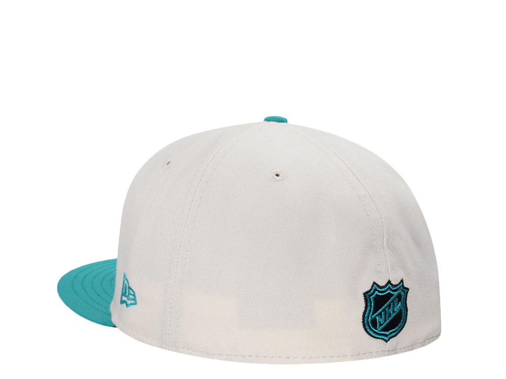 New Era San Jose Sharks 15th Anniversary Chrome Two Tone Edition 59Fifty Fitted Casquette