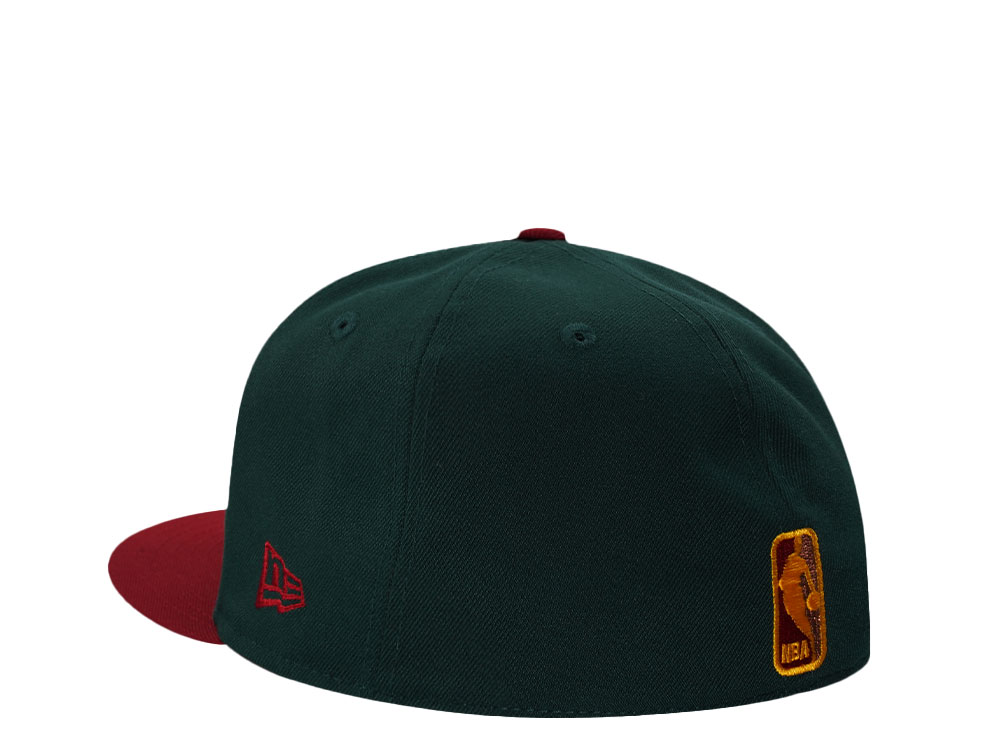 New Era Seattle Supersonics 20th Anniversary Dark Green Two Tone Edition 59Fifty Fitted Casquette