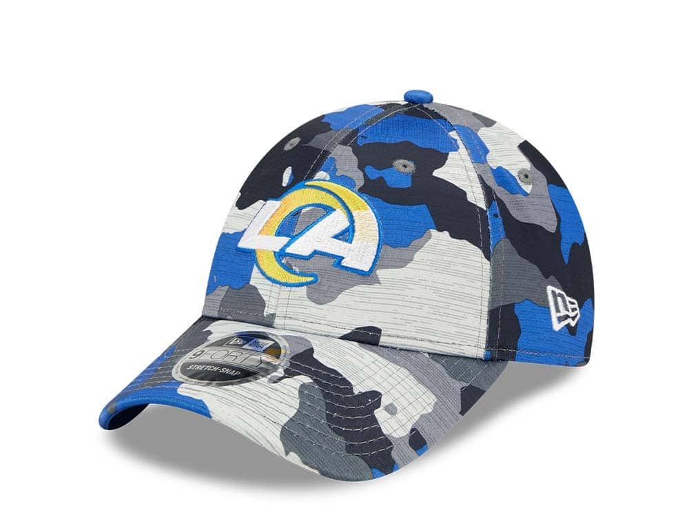 New Era Los Angeles Rams NFL Training Camp 22 Camo 9Forty Stretch Snapback Casquette