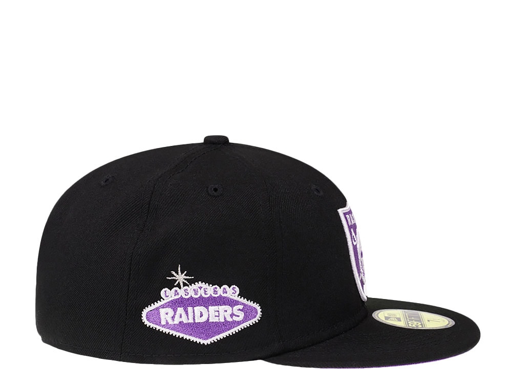 New Era Las Vegas Raiders Black Purple Edition 59Fifty Fitted Casquette