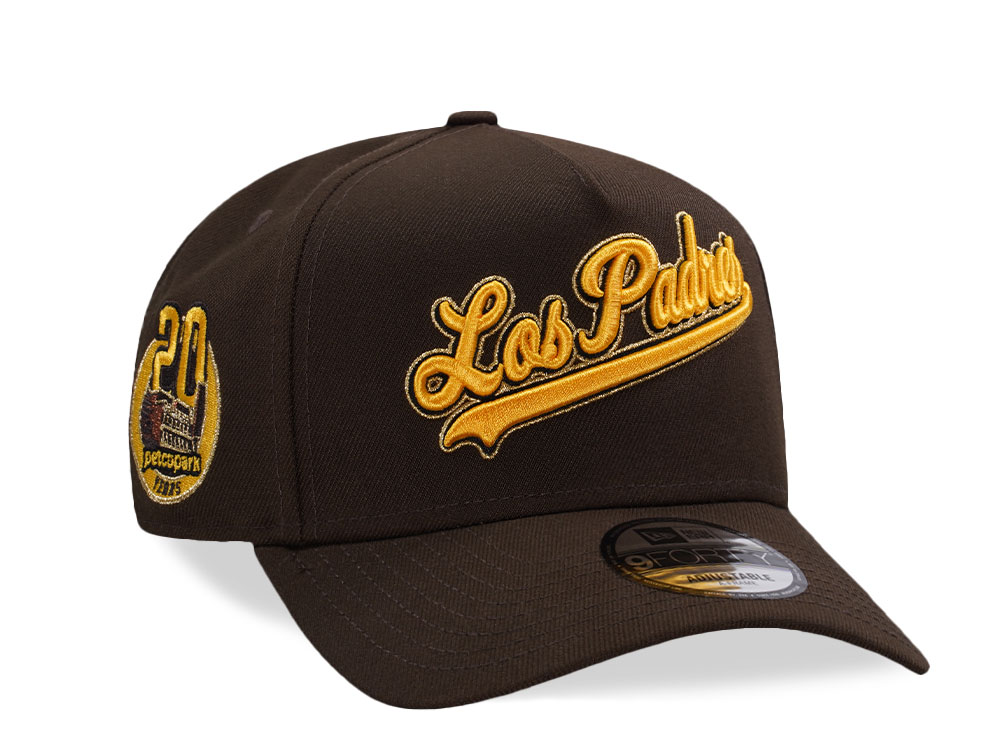 New Era San Diego Padres 20th Anniversary Wallnut Prime Edition 9Forty A Frame Snapback Casquette