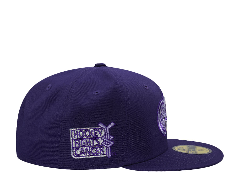 New Era Detroit Red Wings Hockey Fights Cancer Edition 59Fifty Fitted Casquette