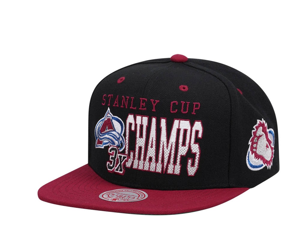 Mitchell & Ness Colorado Avalanche Stanley Cup Throwback Two Tone Edition Snapback Casquette