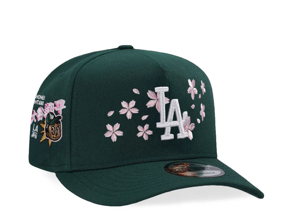 New Era Los Angeles Dodgers Ohtani Sakura Dark Green Edition 9Fifty A Frame Snapback Casquette