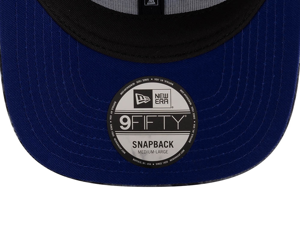 New Era Alpine Racing Tonal Floral Blue 9Fifty Original Fit Snapback Casquette