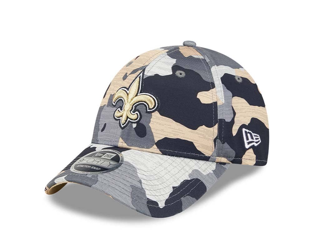 New Era New Orleans Saints NFL Training Camp 22 Camo 9Forty Stretch Snapback Casquette