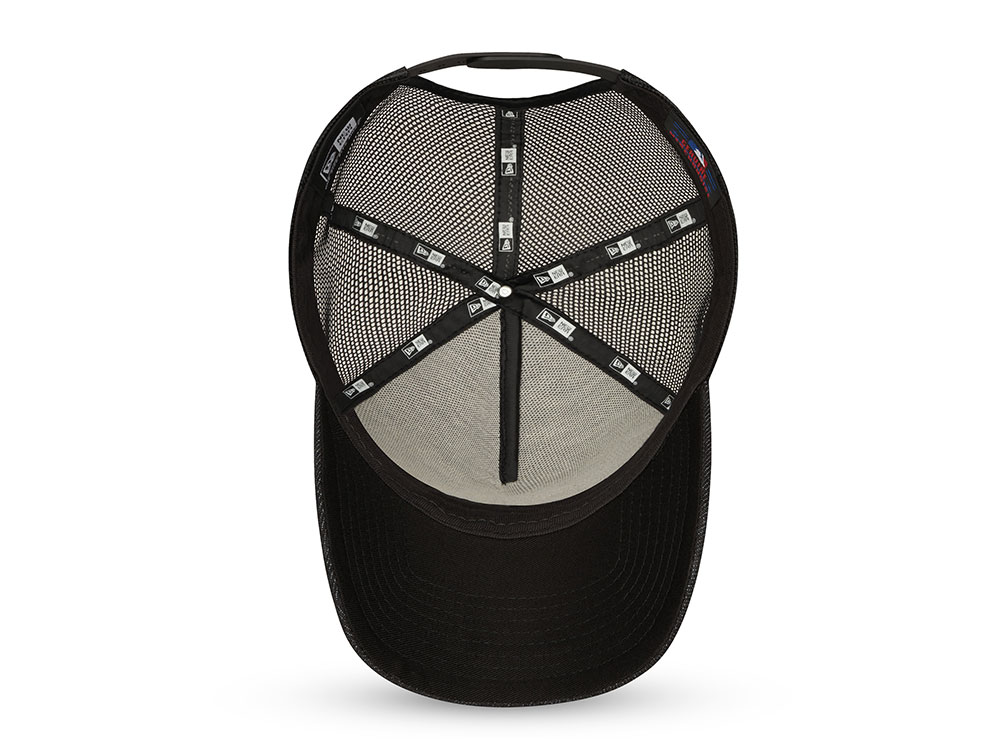 New Era Los Angeles Lakers  Black Graphite Trucker Snapback Casquette