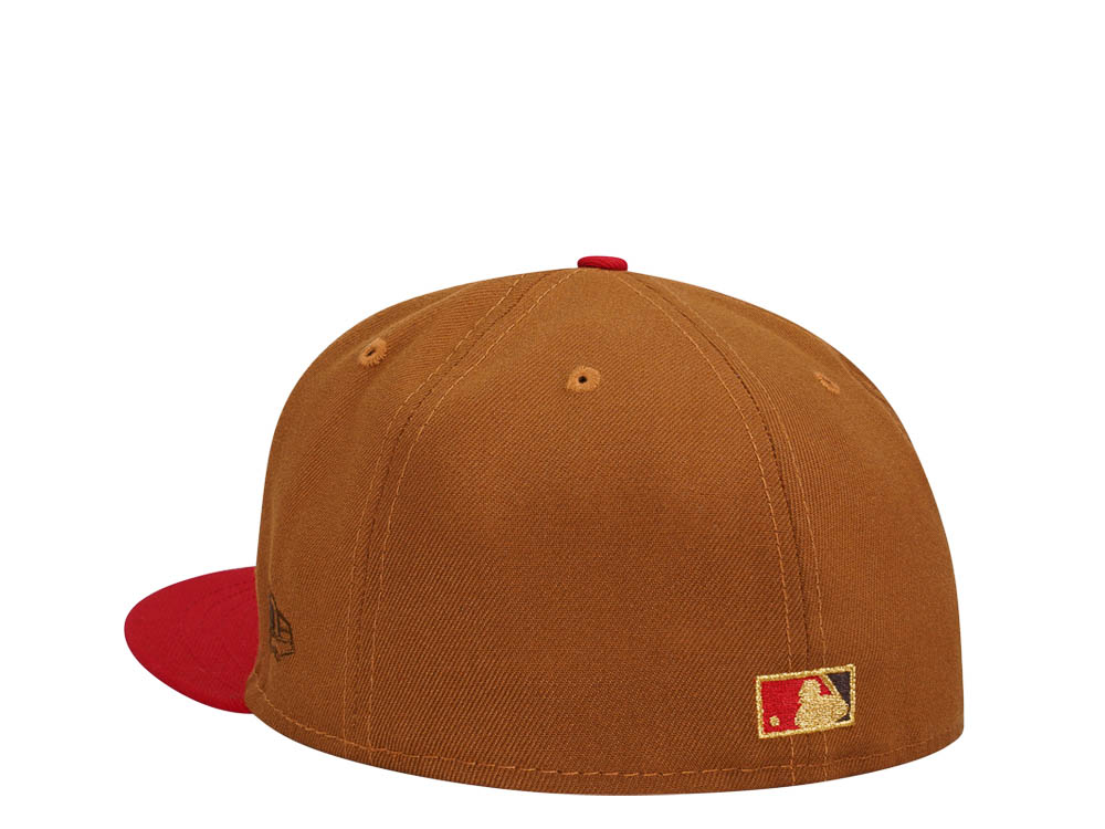 New Era Chicago Cubs All Star Game 1990 Prime Gold Two Tone Throwback Edition 59Fifty Fitted Casquette