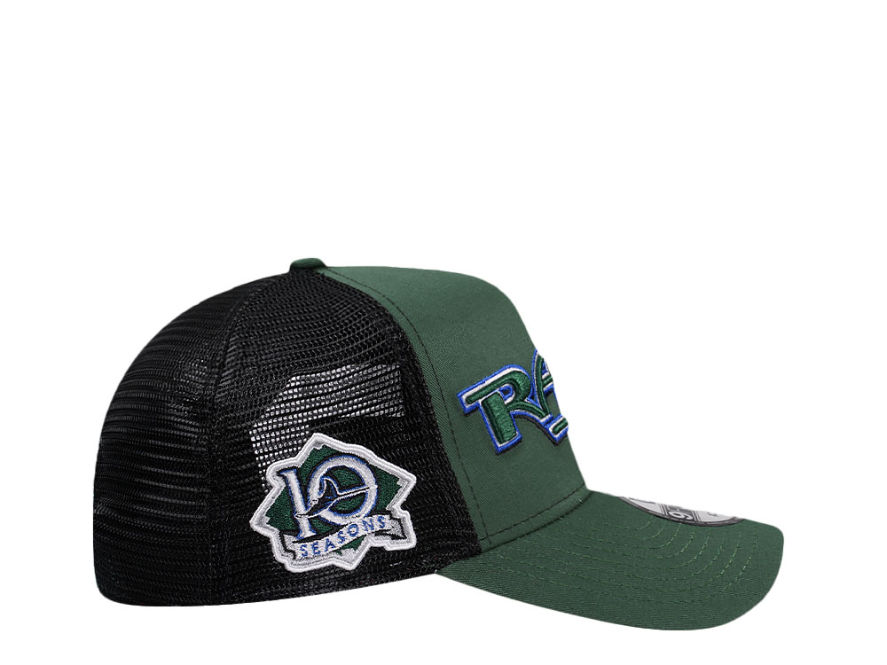 New Era Tampa Bay Rays 10 Seasons Edition 9Forty A Frame Trucker Snapback Casquette