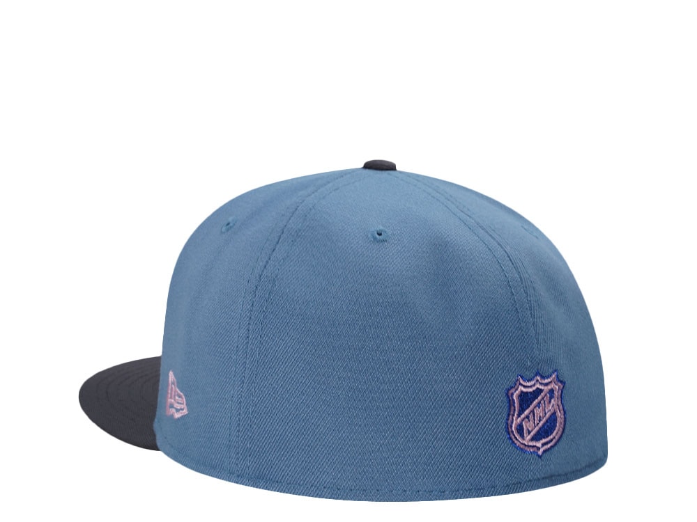 New Era Colorado Avalanche 25th Anniversary Faded Blue Pink Two Tone Edition 59Fifty Fitted Casquette
