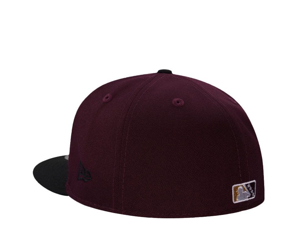 New Era Birmingham Barons Southern League Baseball Maroon Two Tone Edition 59Fifty Fitted Casquette