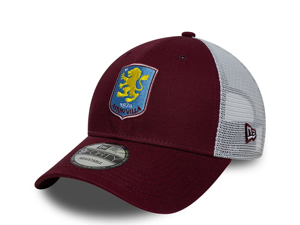 New Era Aston Villa Fc League Maroon Edition 9Forty Adjustable Casquette
