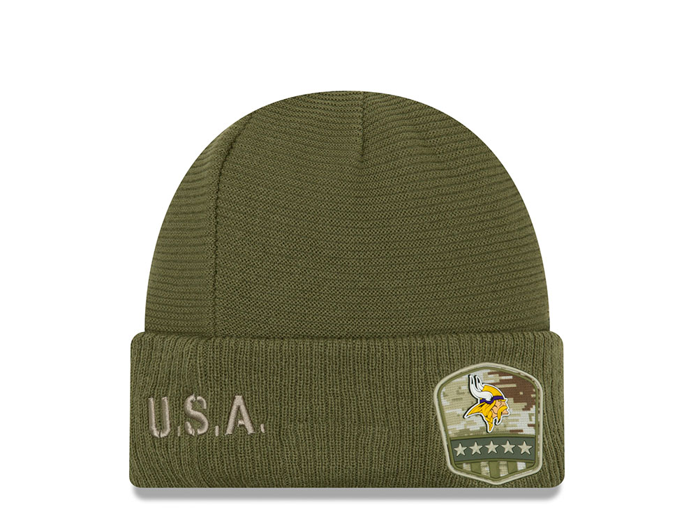 New Era Minnesota Vikings Salute to Service 2019 Chapeaux