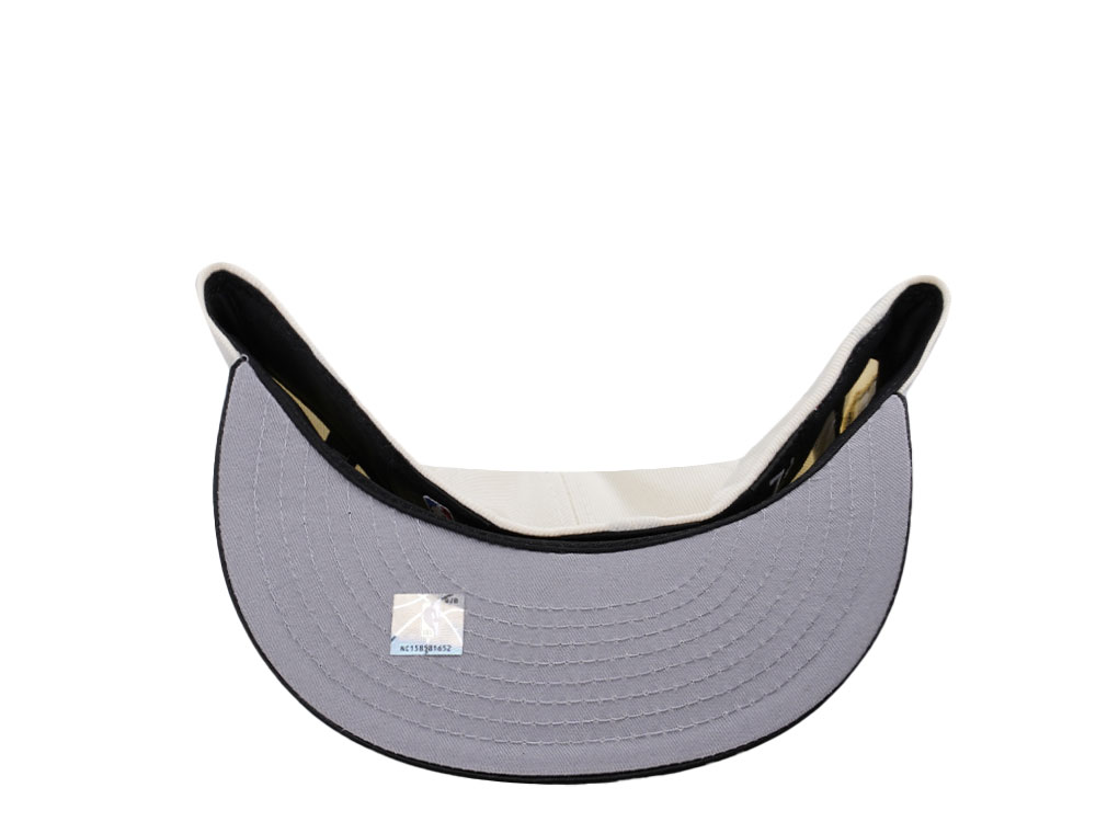 New Era San Antonio Spurs 50th Anniversary Chrome Satin Brim Two Tone Edition 59Fifty Fitted Casquette