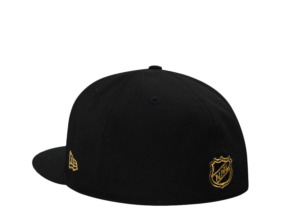 New Era Pittsburgh Penguins 50 Years Black Gold Edition 59Fifty Fitted Casquette