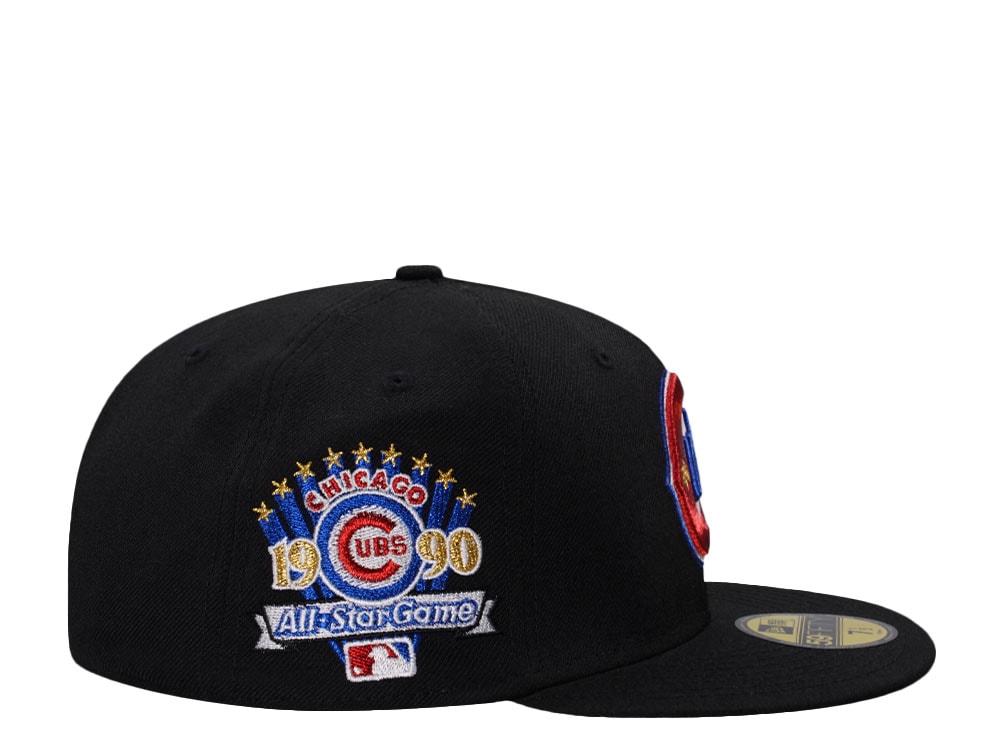 New Era Chicago Cubs All Star Game 1990 Black Wool Throwback Edition 59Fifty Fitted Casquette